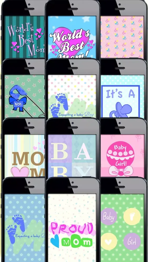 Tangkapan layar Mommy Screenz! - FREE Wallpaper, Frames, Shelves Creator