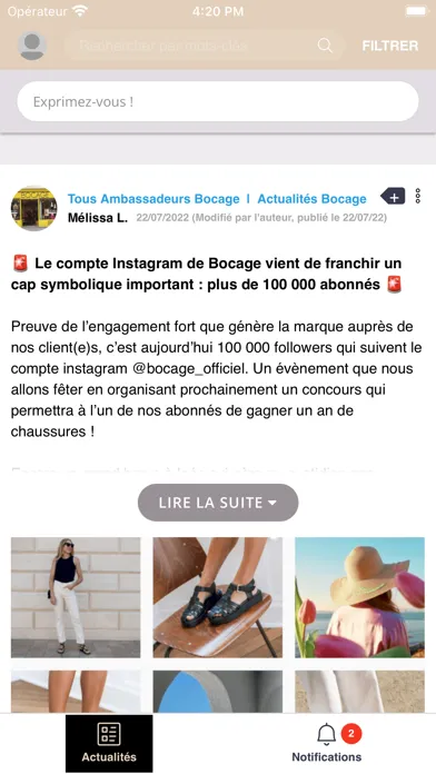 MonEspaceBocage Ekran Görüntüleri