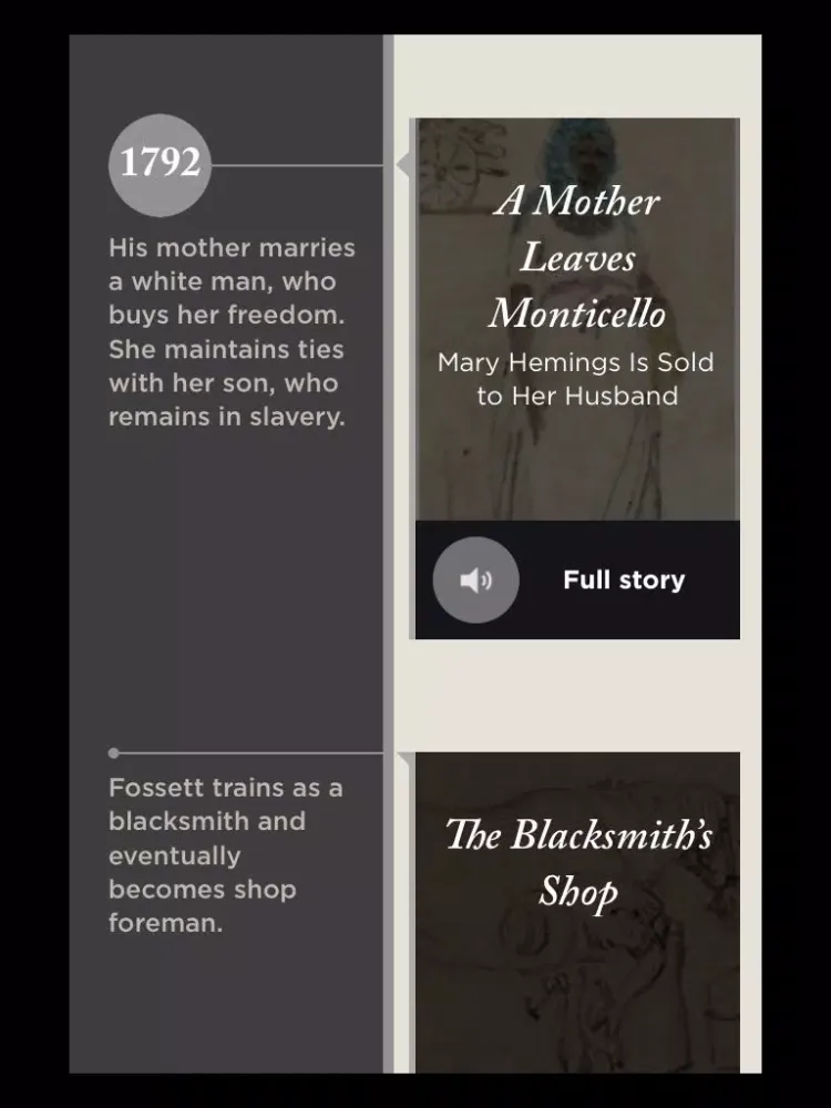 Slavery at Monticello: Life and Work at Mulberry Row iPad  스크린샷