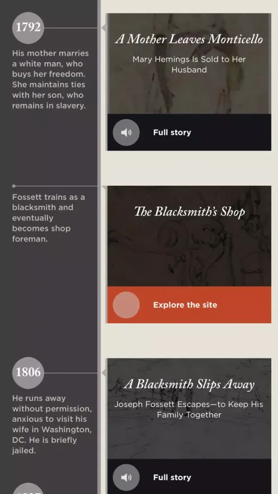 Slavery at Monticello: Life and Work at Mulberry Row 스크린샷