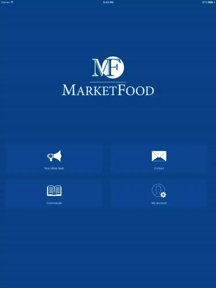 Capturas de pantalla de Market Food iPad 