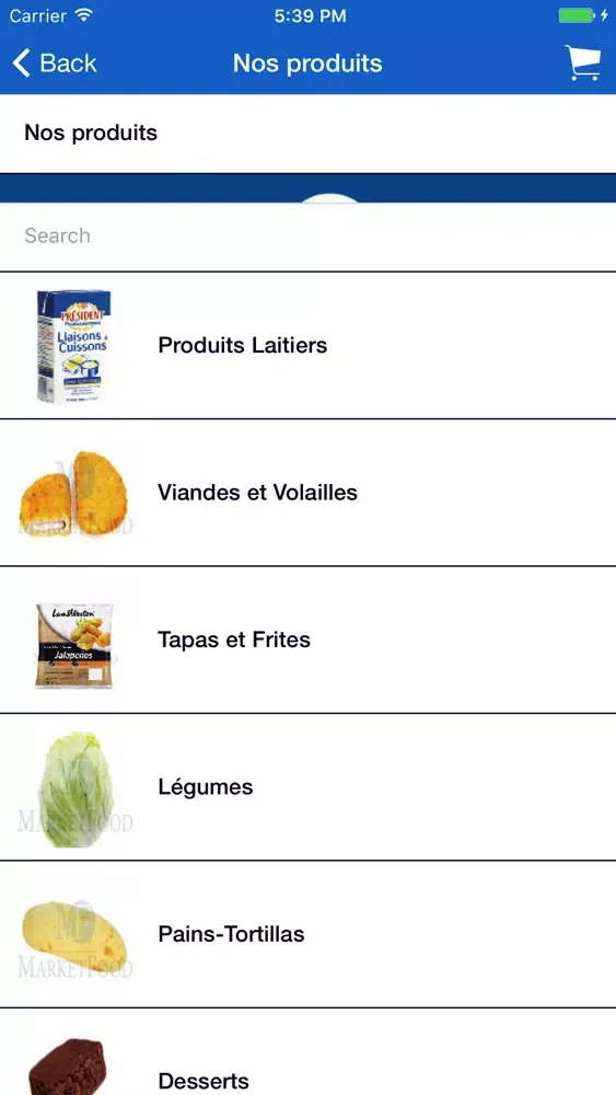 Capturas de pantalla de Market Food