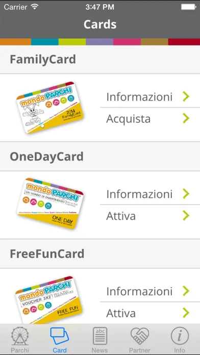 تصاویر MondoParchi App Ufficiale
