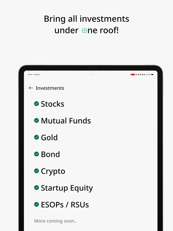 تصاویر Mojek Money: Finance Tracker iPad 
