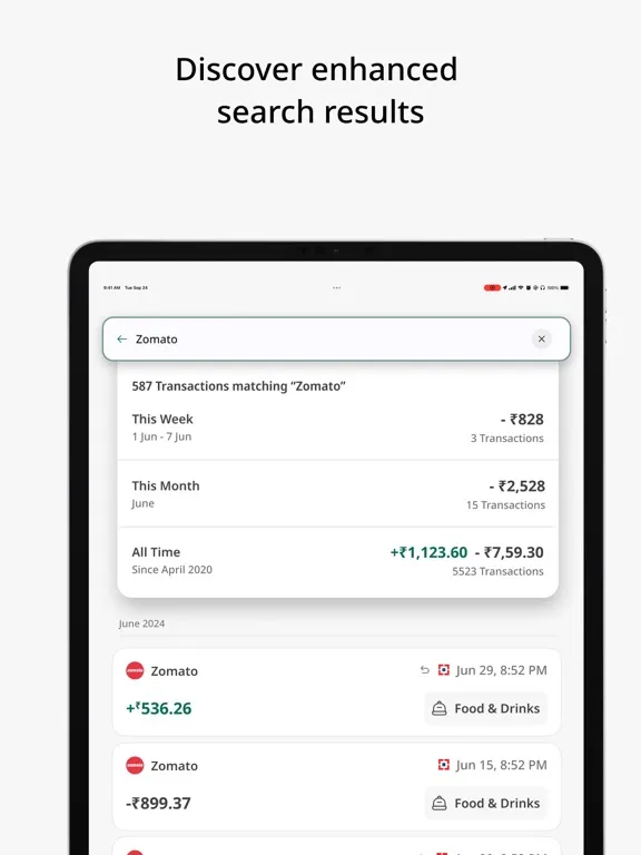 تصاویر Mojek Money: Finance Tracker iPad 