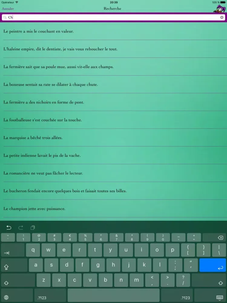 Ảnh chụp màn hình của DecalSon - Contrepèteries iPad 