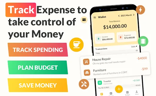 Money Tracker Expense Tracker应用截图