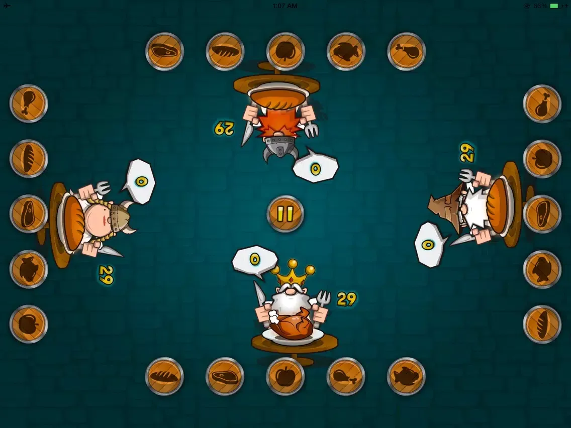 Capturas de tela do Eat Wars iPad 