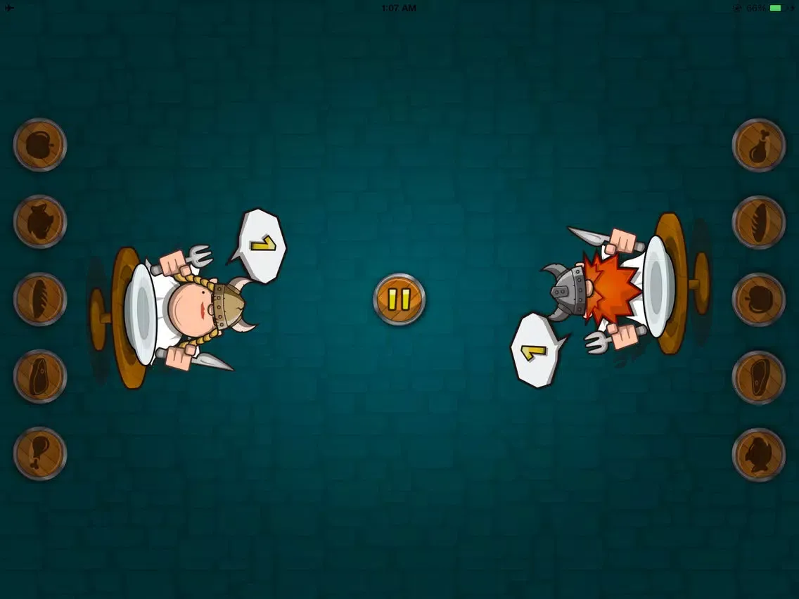 Capturas de tela do Eat Wars iPad 