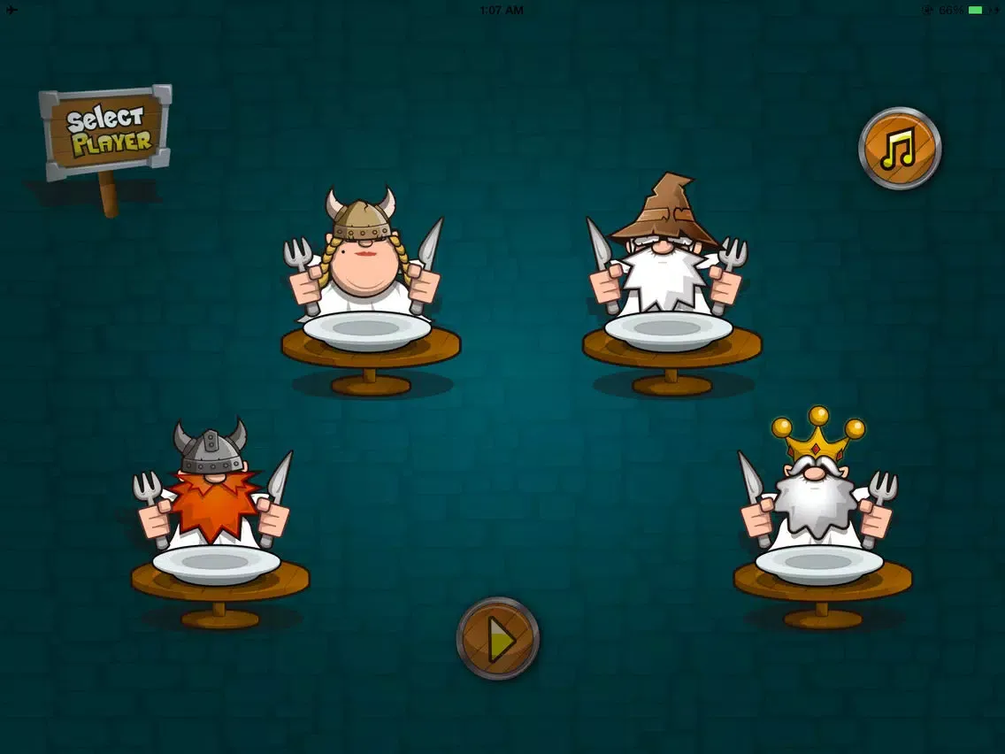 Capturas de tela do Eat Wars iPad 