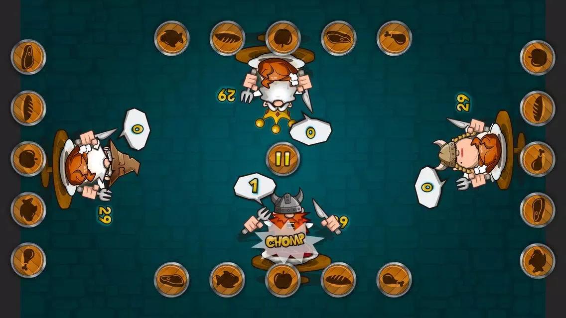 Capturas de tela do Eat Wars