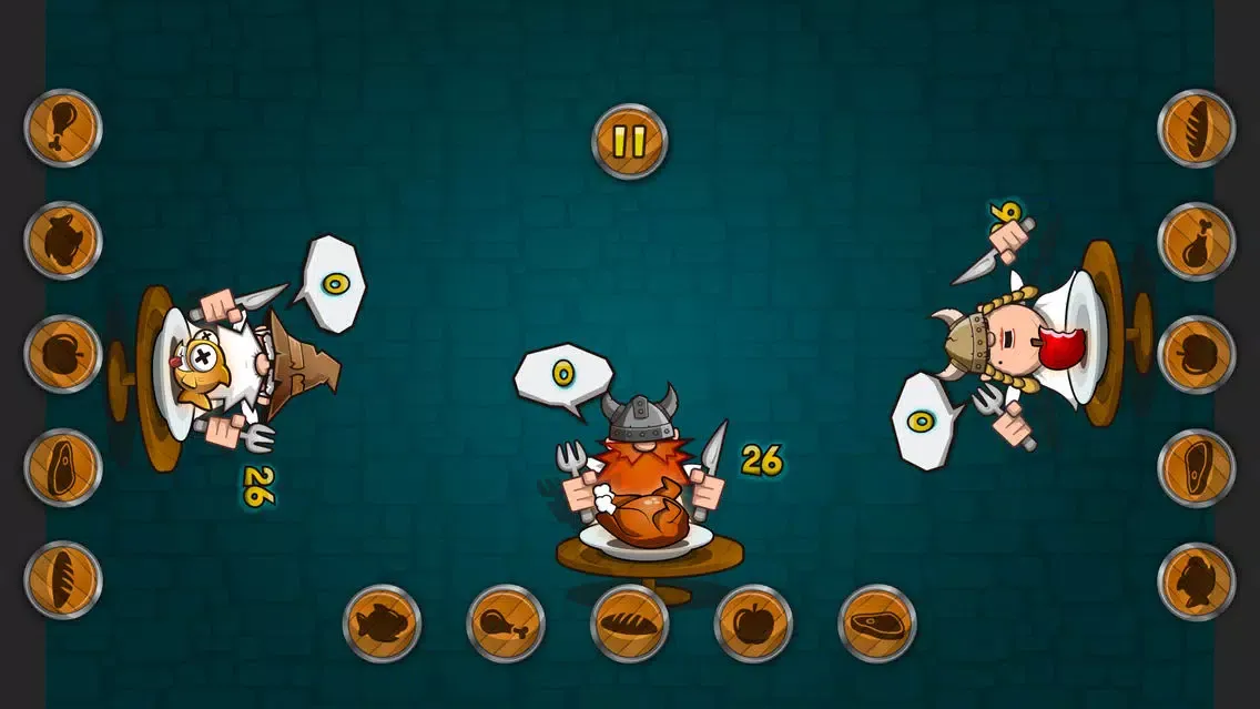 Capturas de tela do Eat Wars