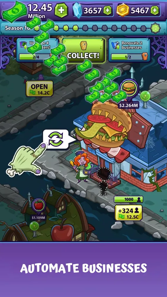 Monster Country Idle Tycoon 스크린샷