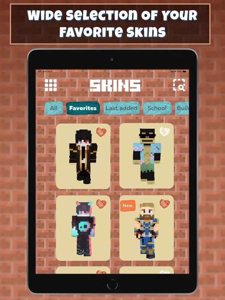 Monster School for Minecraft . iPad  سکرین شاٹس
