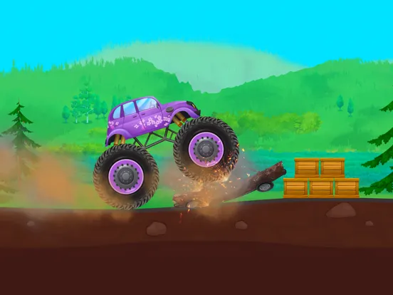 Captures d'écran de Monster Truck Racing Kids Game iPad 