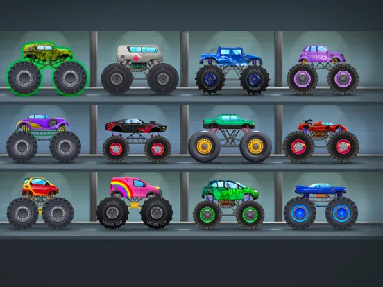 Captures d'écran de Monster Truck Racing Kids Game iPad 