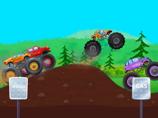 Captures d'écran de Monster Truck Racing Kids Game iPad 