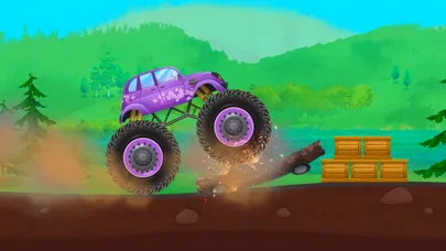 Captures d'écran de Monster Truck Racing Kids Game