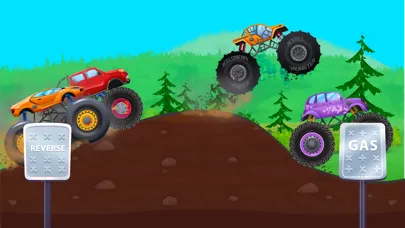 Captures d'écran de Monster Truck Racing Kids Game