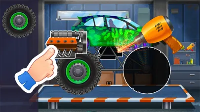 Captures d'écran de Monster Truck Racing Kids Game