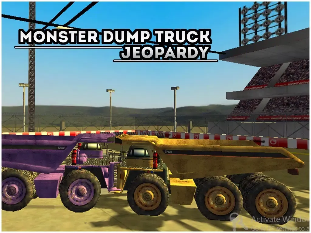 Monster Dump Truck Jeopardy iPad  Screenshots