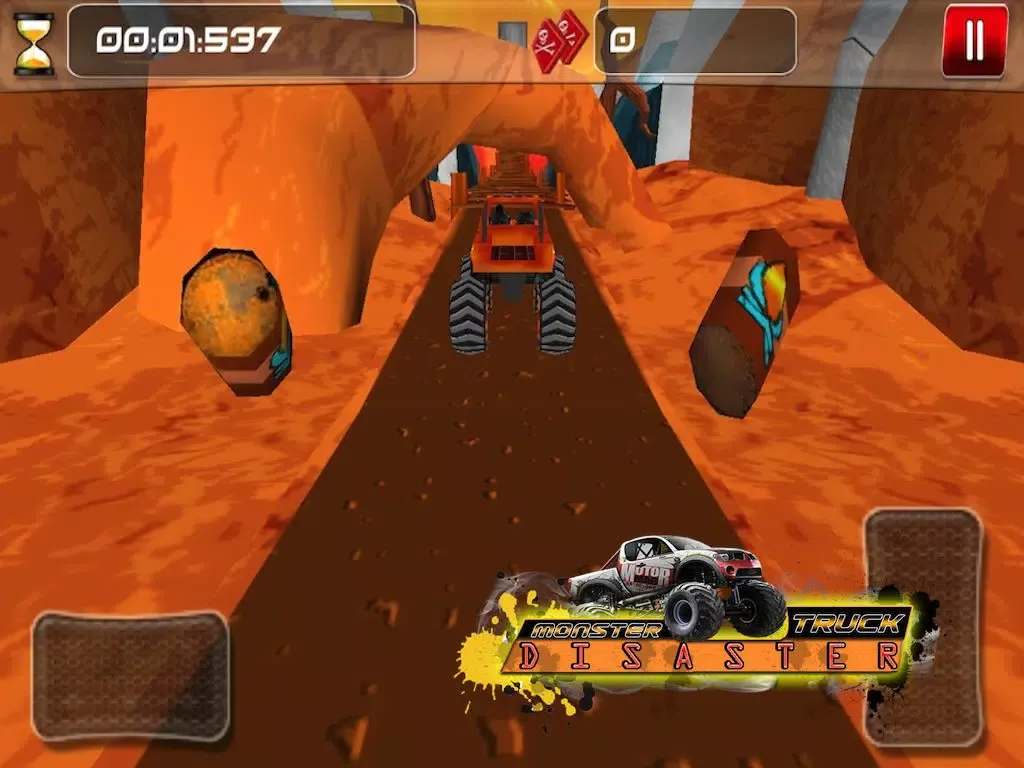Capturas de pantalla de Monster Truck Disaster ( 3D Car Racing Games ) iPad 