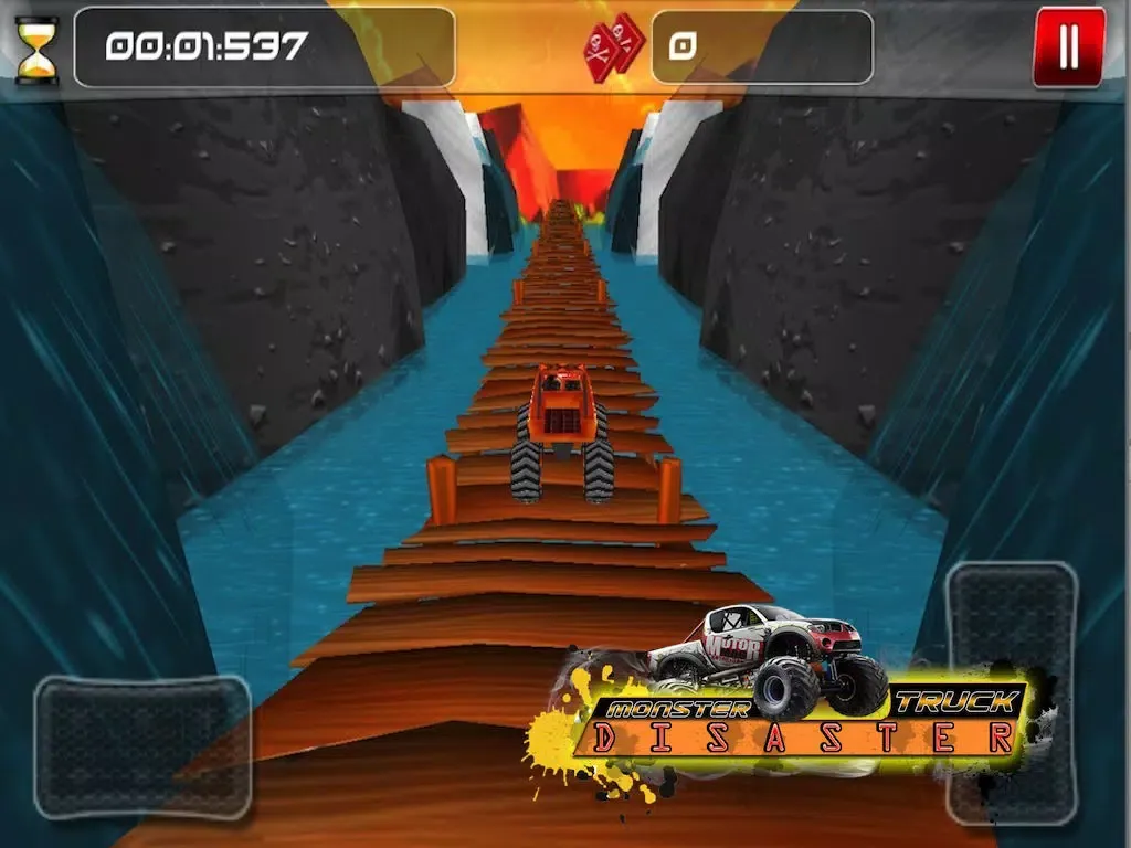 Capturas de pantalla de Monster Truck Disaster ( 3D Car Racing Games ) iPad 