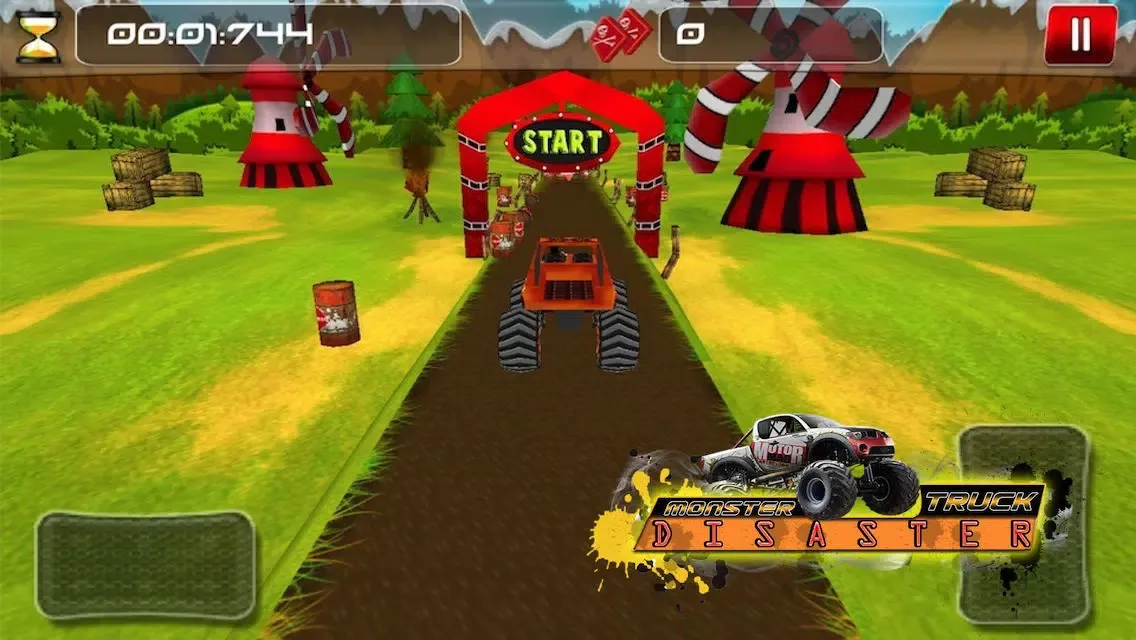 Capturas de pantalla de Monster Truck Disaster ( 3D Car Racing Games )