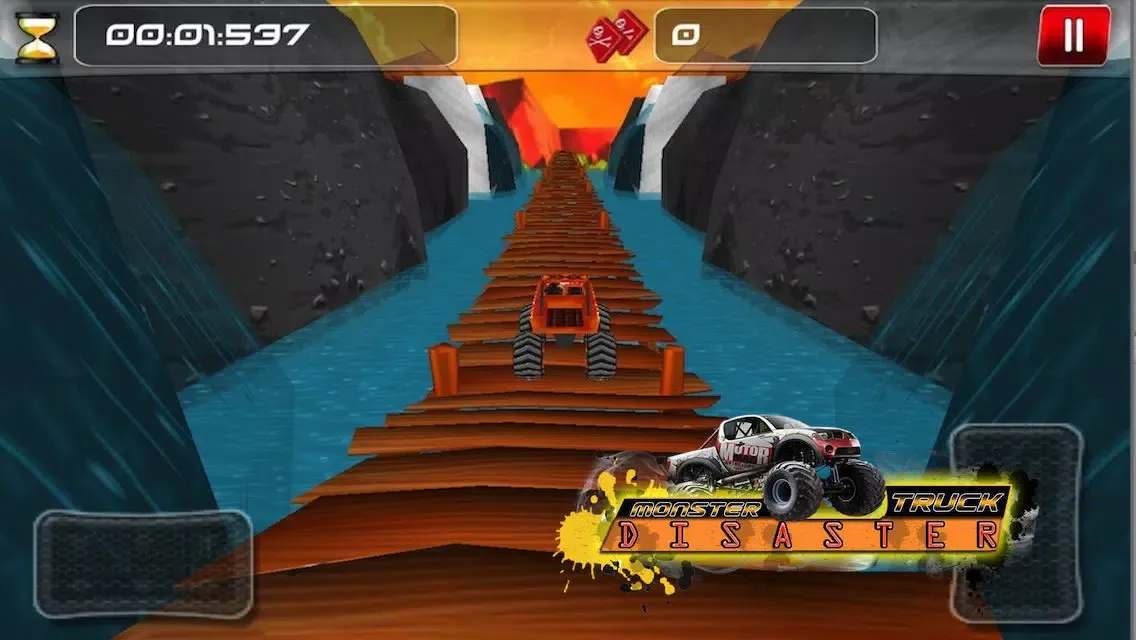 Capturas de pantalla de Monster Truck Disaster ( 3D Car Racing Games )