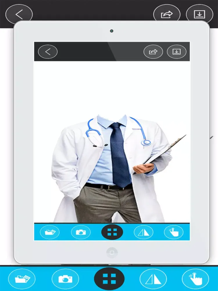 Doctor Suit Photo Maker :Photo Montage iPad  Ekran Görüntüleri