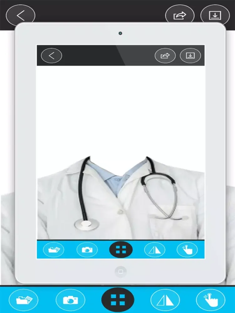 Doctor Suit Photo Maker :Photo Montage iPad  Ekran Görüntüleri