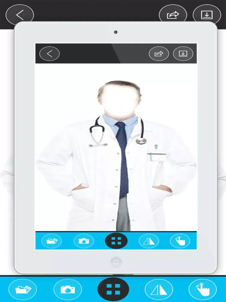 Doctor Suit Photo Maker :Photo Montage iPad  Ekran Görüntüleri