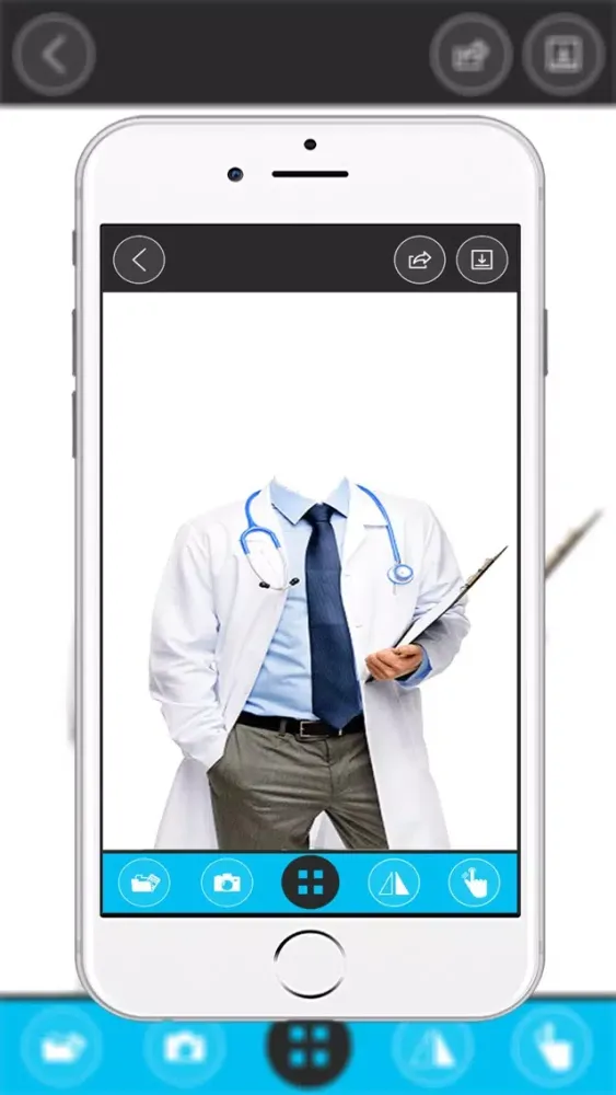 Doctor Suit Photo Maker :Photo Montage Ekran Görüntüleri