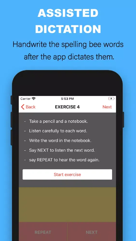 Practice your Spelling Bee Screenshots