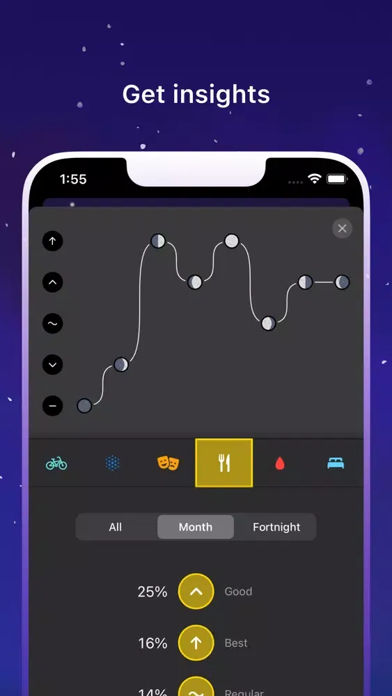 Capturas de pantalla de Moon Health
