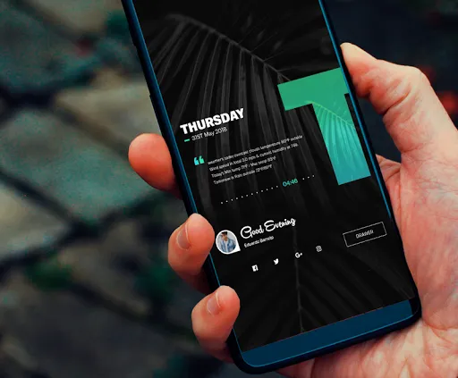 Moon KWGT Screenshots
