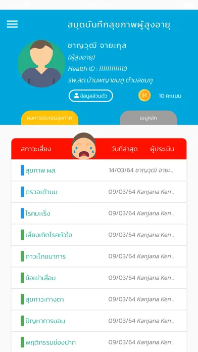 صور สมุดสุขภาพผู้สูงอายุ(Bluebook)