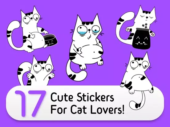 Captures d'écran de Lovely chubby kitty iPad 