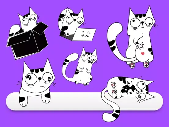 Captures d'écran de Lovely chubby kitty iPad 