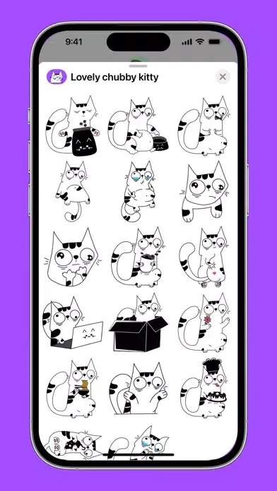 Captures d'écran de Lovely chubby kitty