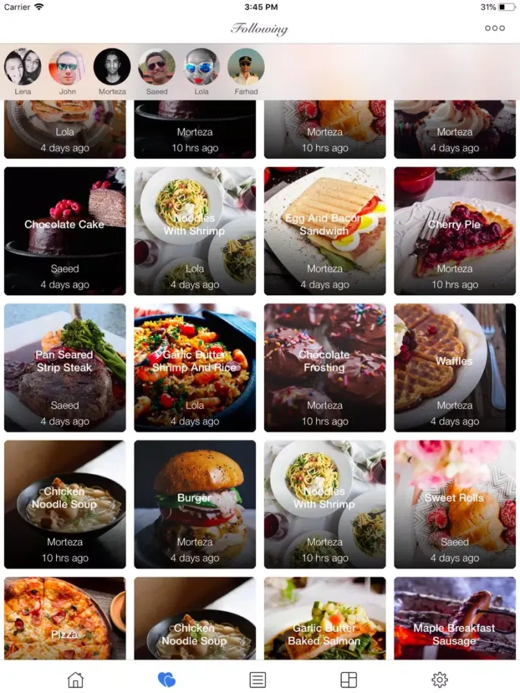 Recipe Nova iPad 应用截图