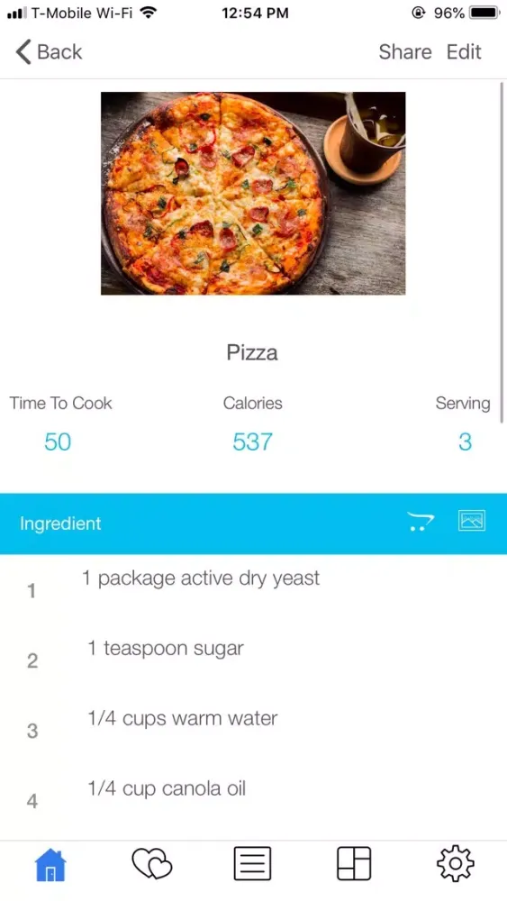 Recipe Nova应用截图