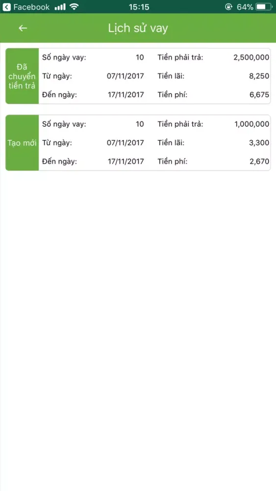 Capturas de tela do Mosa - Vay tiền Online