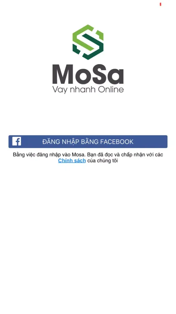 Capturas de tela do Mosa - Vay tiền Online