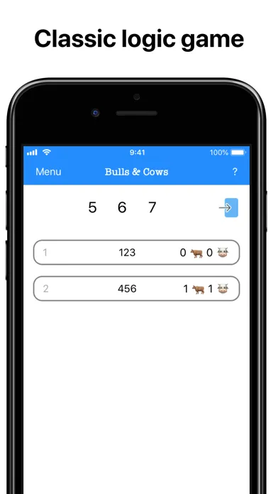 Bulls & Cows - Math game Ekran Görüntüleri