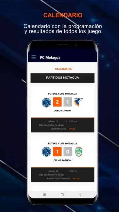 FC Motagua Oficial Ekran Görüntüleri