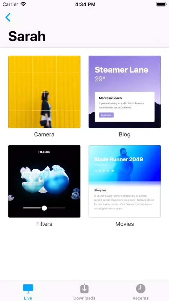 Скриншоты Framer Preview