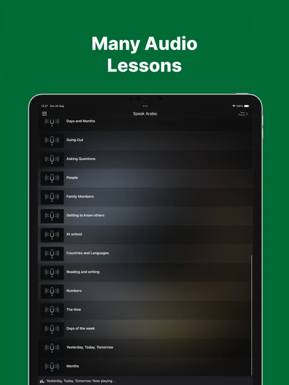 Fast - Speak Arabic Language iPad  स्क्रीनशॉट