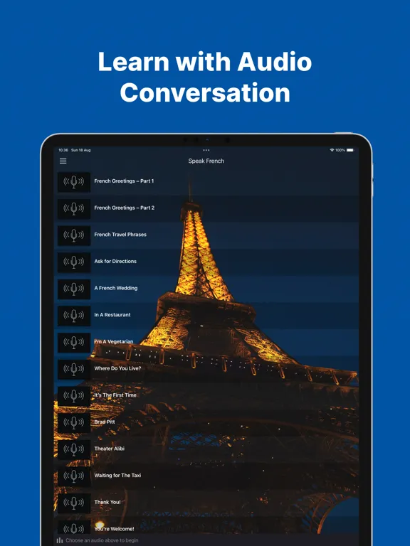 Fast - Speak French Fluently iPad  স্ক্রিনশট