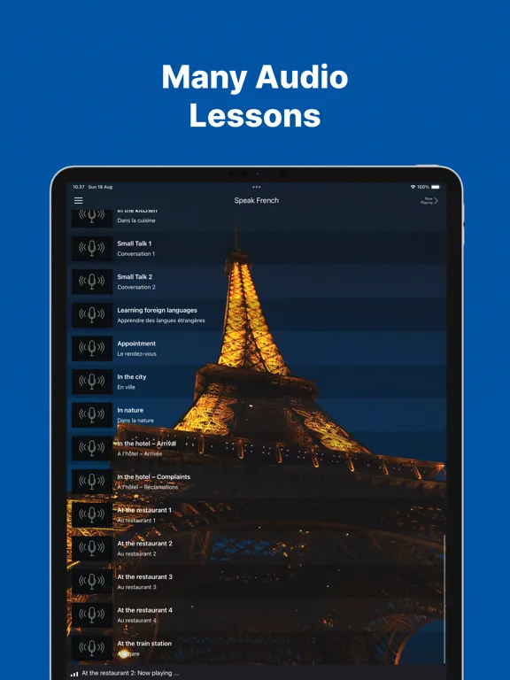 Fast - Speak French Fluently iPad  স্ক্রিনশট